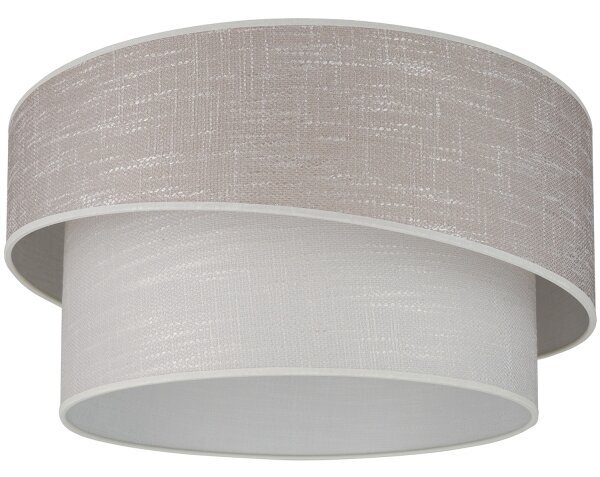 Brilagi - Stropné svietidlo DOVER SHINE 1xE27/15W/230V pr. 50 cm šedá/krémová