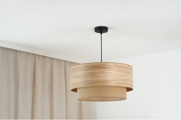 Brilagi - Luster na lanku MONTANA BOHO 1xE27/15W/230V pr. 45 cm hnedá/čierna