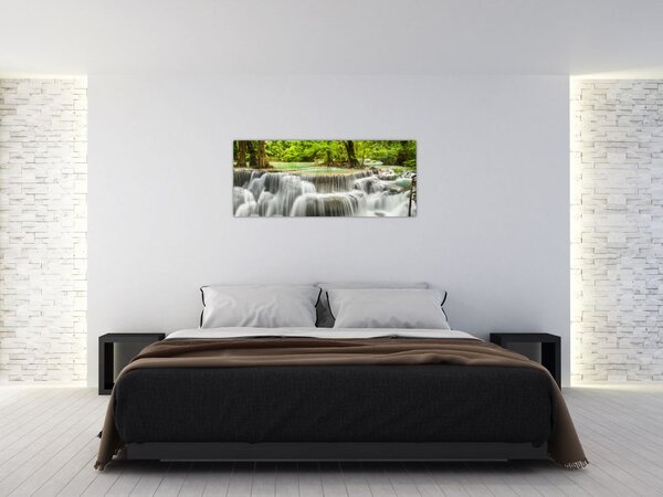 Obraz vodopádov (120x50 cm)