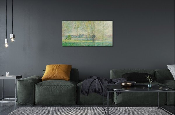 Obraz na skle Art namaľovaný lúka 100x50 cm 2 Prívesky