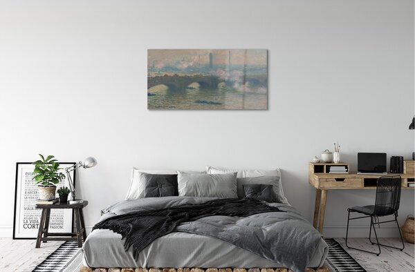 Obraz na skle Art maľoval krajiny 100x50 cm 2 Prívesky
