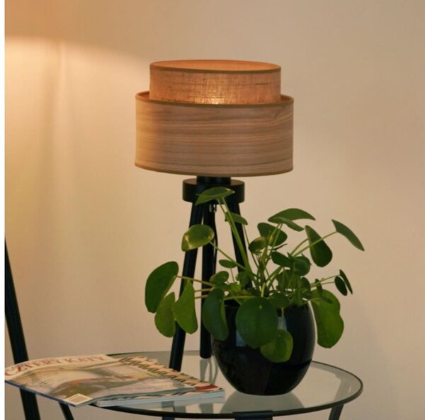 Brilagi - Stolná lampa MONTANA BOHO 1xE27/15W/230V hnedá/čierna