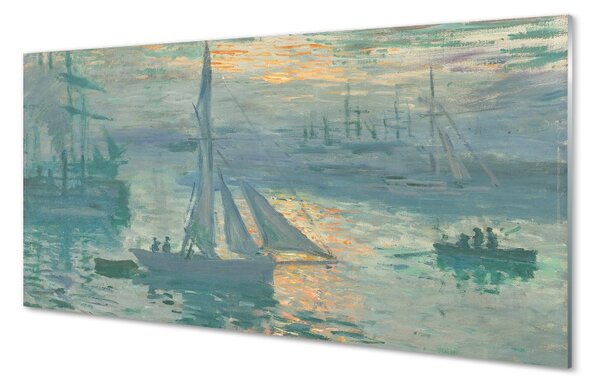 Obraz na skle Art plachtenie na východ 100x50 cm 2 Prívesky