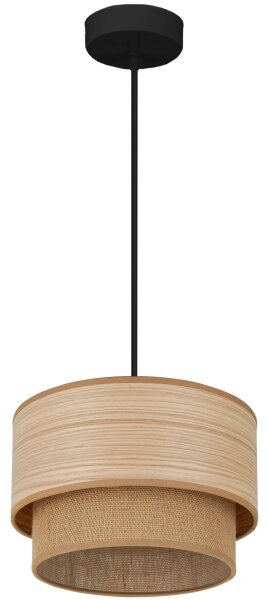 Brilagi - Luster na lanku MONTANA BOHO 1xE27/15W/230V pr. 25 cm hnedá/čierna
