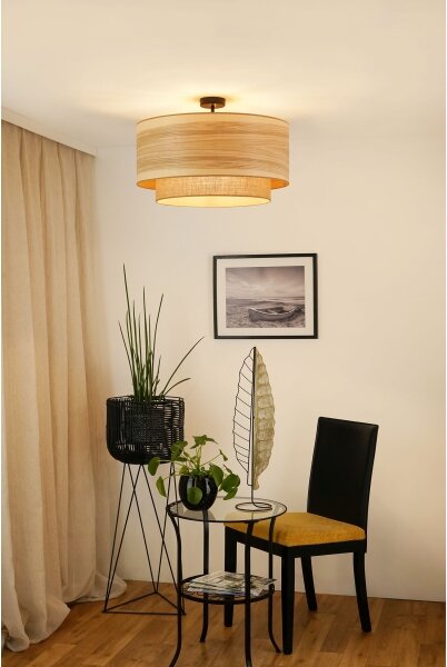 Brilagi - Prisadený luster MONTANA BOHO 1xE27/15W/230V pr. 60 cm hnedá