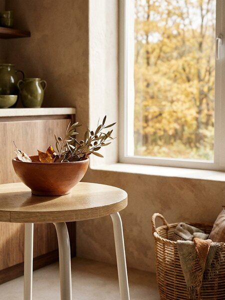 Sinsay - Stolička s kovovými nohami - béžová