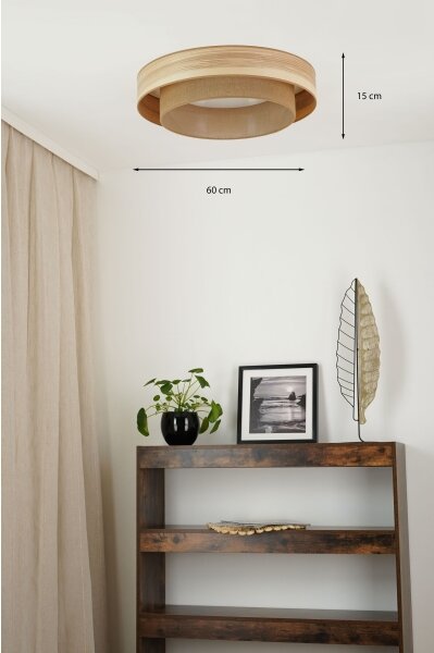 Brilagi - LED Stropné svietidlo MONTANA BOHO LED/26W/230V pr. 60 cm hnedá