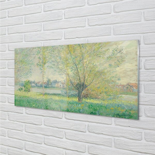 Obraz na skle Art namaľovaný lúka 100x50 cm 2 Prívesky