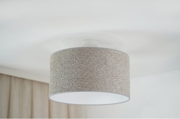Brilagi - Luster na lanku BOUCLE ROLLER 1xE27/15W/230V pr. 45 cm šedá