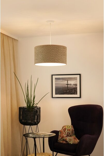 Brilagi - Luster na lanku BOUCLE ROLLER 1xE27/15W/230V pr. 50 cm hnedá