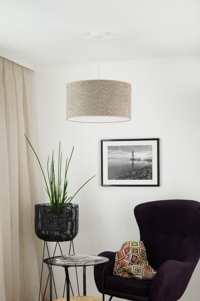Brilagi - Luster na lanku BOUCLE ROLLER 1xE27/15W/230V pr. 50 cm hnedá
