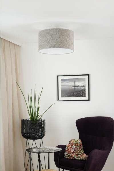Brilagi - Luster na lanku BOUCLE ROLLER 1xE27/15W/230V pr. 45 cm šedá