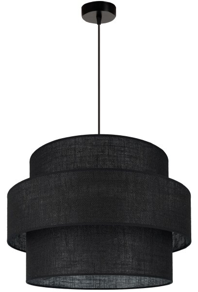 Brilagi - Luster na lanku SPACE YUTE 1xE27/15W/230V pr. 50 cm čierna