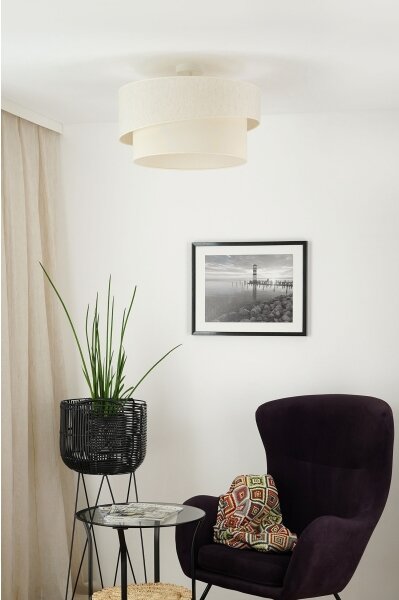 Brilagi - Prisadený luster SHINE 1xE27/15W/230V pr. 50 cm krémová