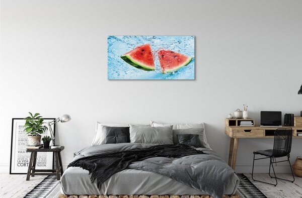 Obraz na skle melón voda 100x50 cm 2 Prívesky