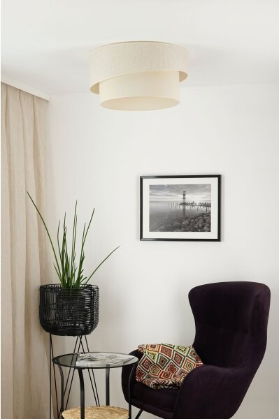 Brilagi - Stropné svietidlo SHINE 1xE27/15W/230V pr. 50 cm krémová