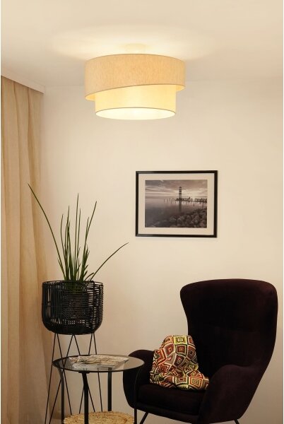 Brilagi - Prisadený luster SHINE 1xE27/15W/230V pr. 50 cm krémová