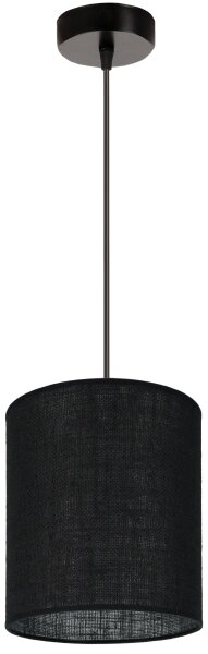 Brilagi - Luster na lanku TUBES 1xE27/15W/230V pr. 20 cm čierna