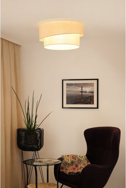 Brilagi - Stropné svietidlo SHINE 1xE27/15W/230V pr. 50 cm krémová