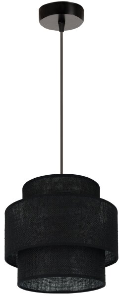Brilagi - Luster na lanku SPACE YUTE 1xE27/15W/230V pr. 25 cm čierna