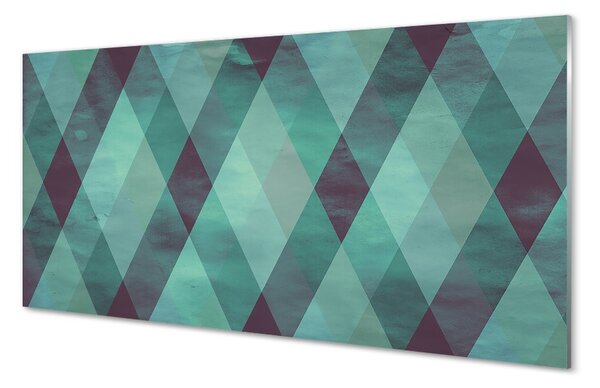 Obraz na skle Geometrický vzor diamantov 100x50 cm 2 Prívesky