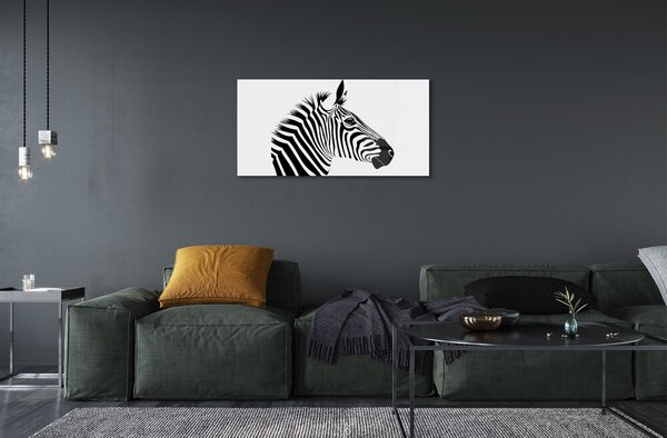 Sklenený obraz ilustrácie zebra 100x50 cm 2 Prívesky