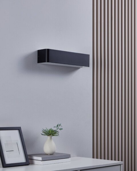 Eglo 901018 - LED Nástenné svietidlo SANIA LED/12W/230V 3000K čierna