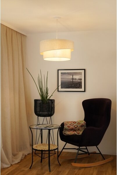 Brilagi - Luster na lanku SHINE 1xE27/15W/230V pr. 50 cm krémová