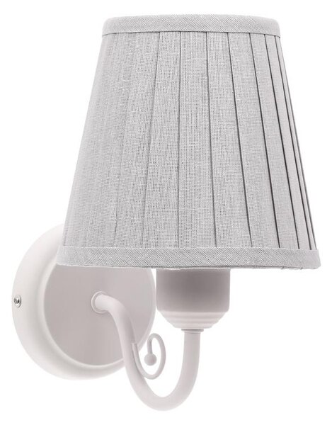 Nástenná lampa FIREZ 1xE27/40W/230V biela/šedá