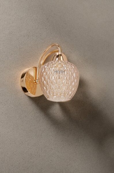 Nástenná lampa TOBIAS 1xE27/40W/230V rose gold