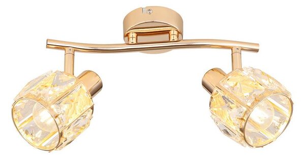 Bodové svietidlo DUBAI 2xE14/40W/230V rose gold