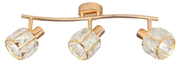 Bodové svietidlo DUBAI 3xE14/40W/230V rose gold