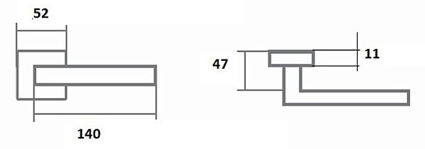 Dverové kovanie TWIN TURN HX8505 HR (CH) - s bielou výplní, kľučka-kľučka, Otvor pre obyčajný kľúč BB, Twin CH (chróm lesklý)