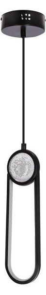 LED Luster na lanku LACRIMA LED/15W/230V 3000K čierna