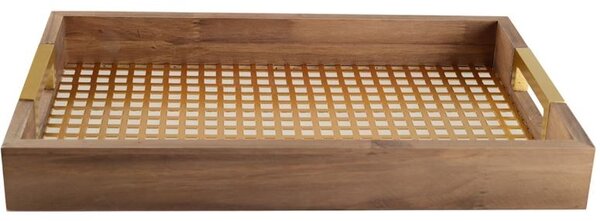 FEDORA Home Podnos drevený, 40x25 cm