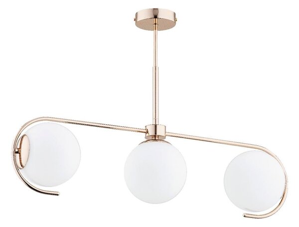 Luster na tyči ASTANA 3xE14/10W/230V zlatá