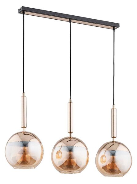 Luster na lanku VOLDA 3xE27/15W/230V mosadz