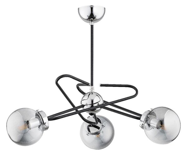 Luster na tyči SAGITO 3xE14/10W/230V chróm