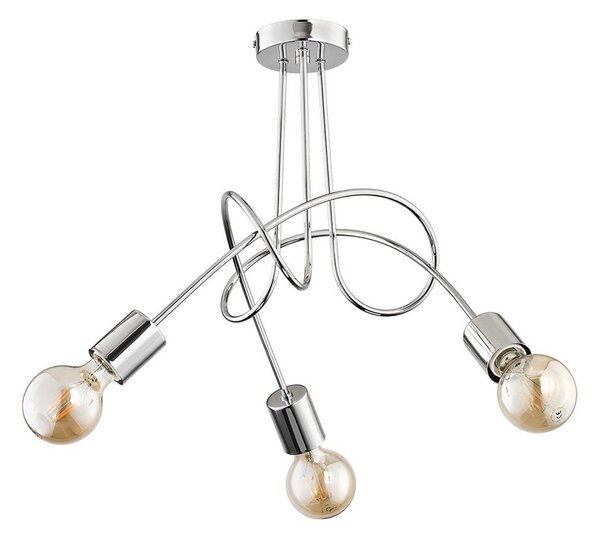 Prisadený luster TANGO 3xE27/15W/230V chróm