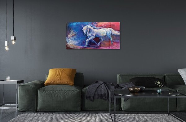Obraz na skle kôň 100x50 cm 2 Prívesky