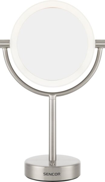 Sencor - Kozmetické zrkadielko s LED podsvietením LED/5W/230V nerez