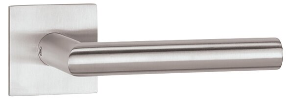 Dverové kovanie TWIN VISION HR C 1802 FL (E), kľučka/kľučka, hranatá rozeta, Hranatá rozeta s otvorom pre obyčajný kľúč BB, Twin E (nerez matná)