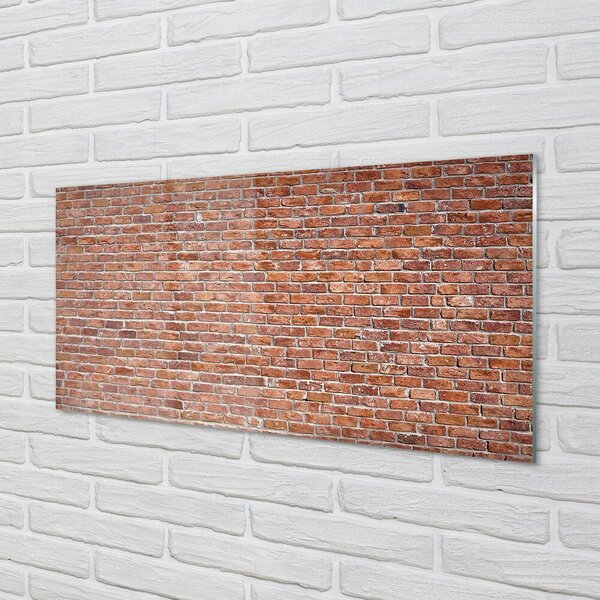 Obraz na skle Tehlové múry wall 100x50 cm 2 Prívesky