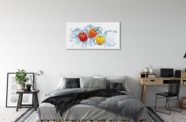 Obraz na skle korenie voda 100x50 cm 2 Prívesky