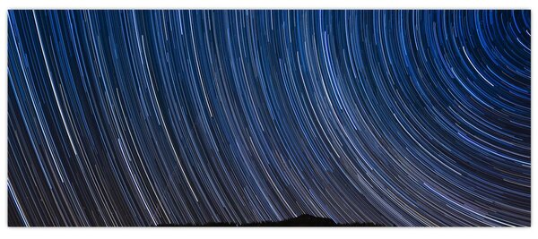 Obraz nočných hviezd a oblohy (120x50 cm)