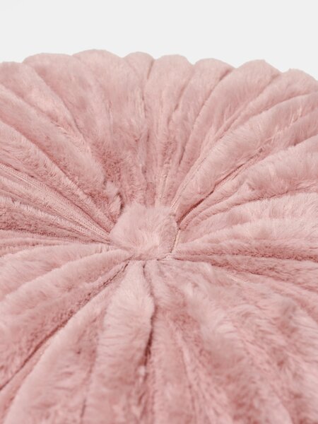 Sinsay - Okrúhly dekoratívny vankúš so švami - pastelová ružová