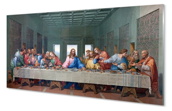 Obraz na skle Art posledná večera 100x50 cm 2 Prívesky
