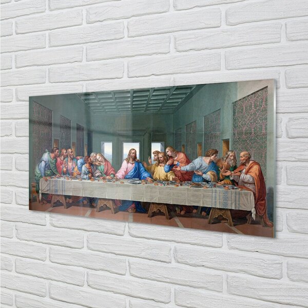Obraz na skle Art posledná večera 100x50 cm 2 Prívesky