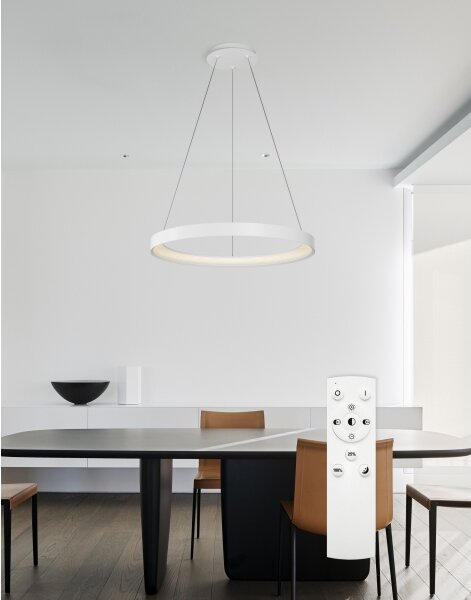 Top Light-LED St. luster na lanku ORBIT LED/40W/230V 3000-6500K pr. 50 cm biela+DO