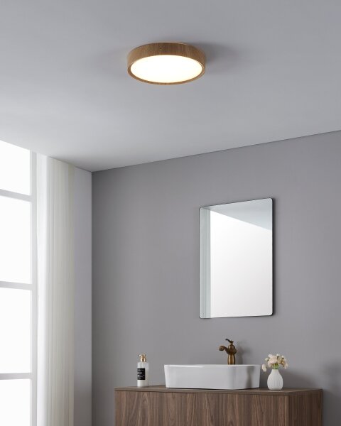 Eglo 901126-LED Kúpeľňové stropné svietidlo MUSURITA LED/14,6W/230V IP44 béžová